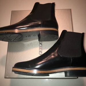Giorgio Armani Chelsea boots